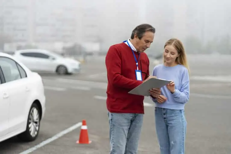 Professional driver completing an assessment through trusted HGV medical services in the UK