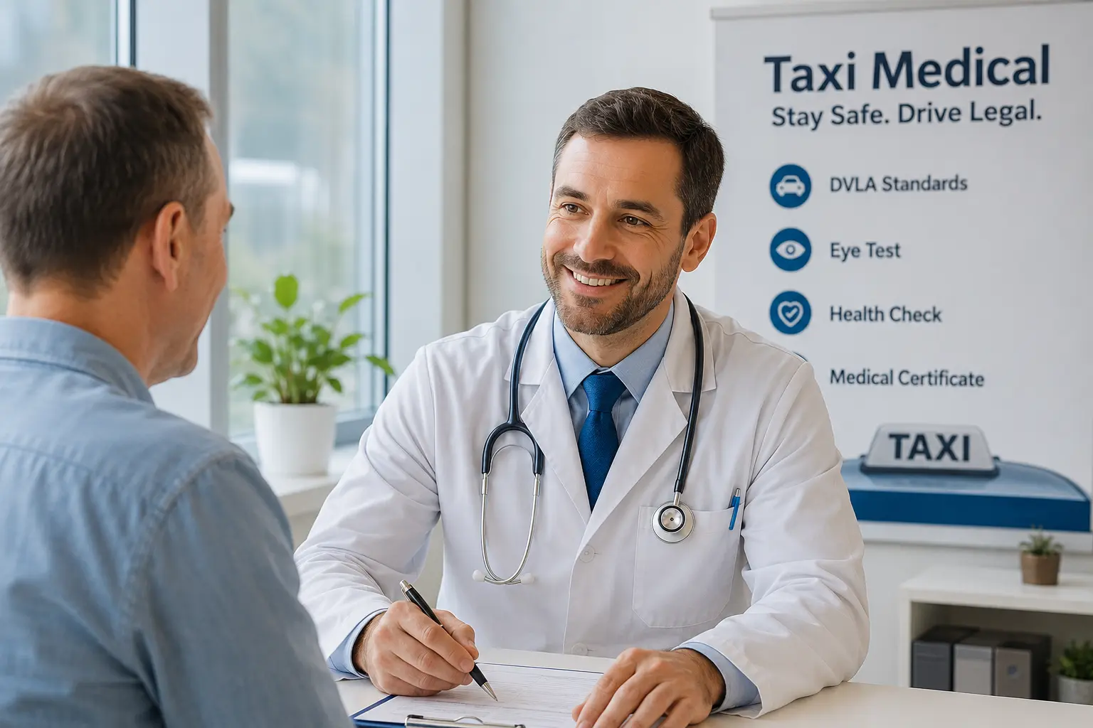 Taxi medical test for UK taxi and private hire drivers