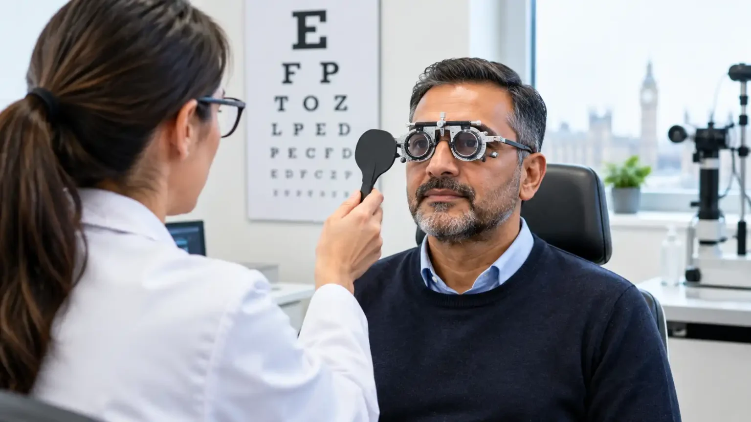 Eyesight test for London taxi and private hire drivers