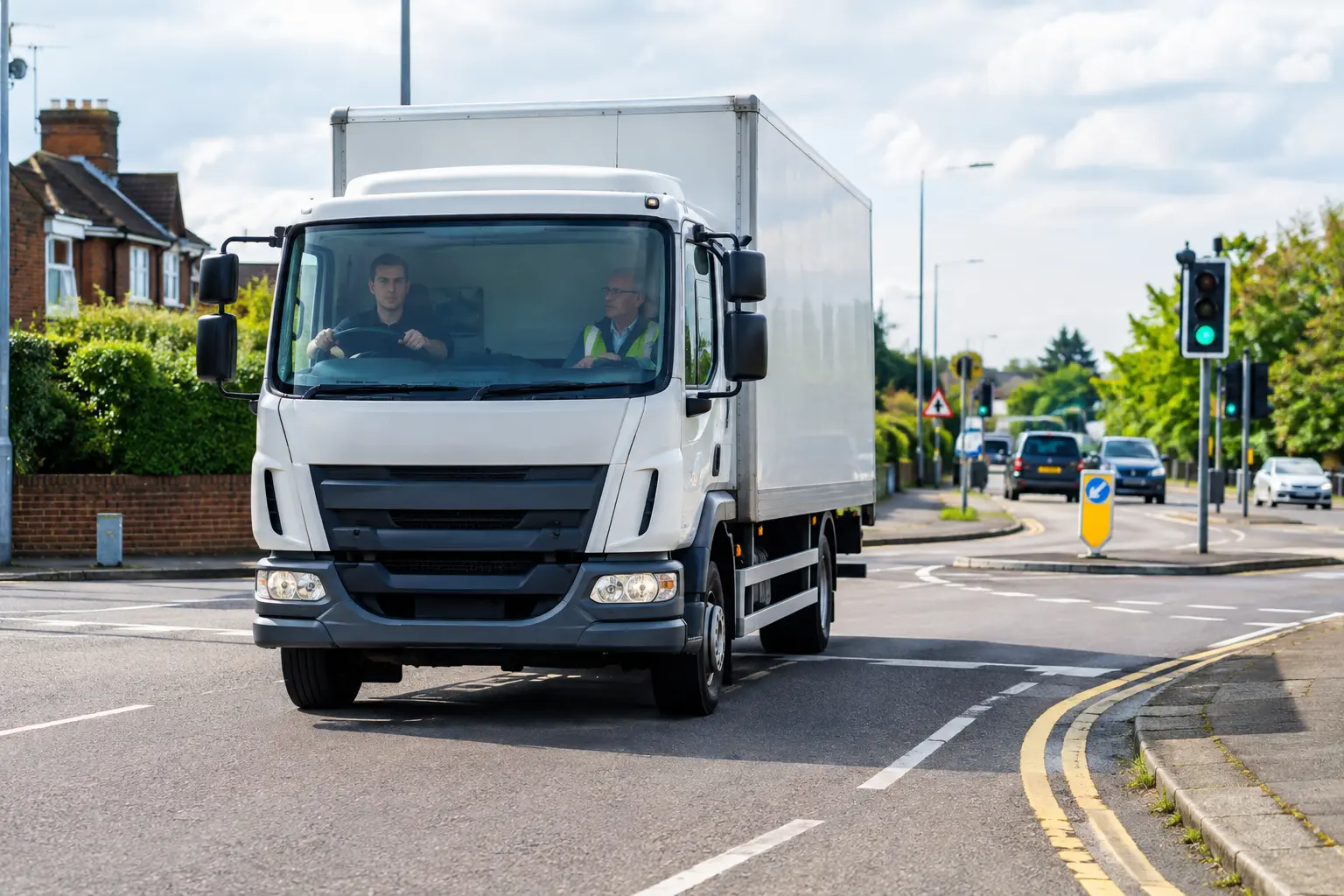 C1 driving test in the UK with a 7.5 tonne vehicle