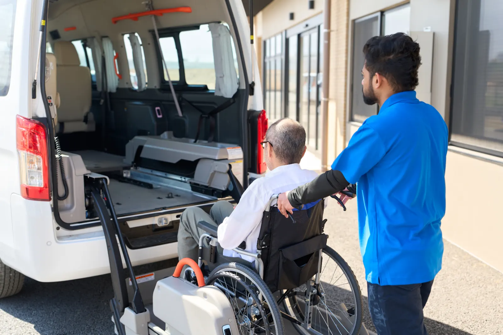 Van driver medical assessment conducted by a qualified doctor in a professional clinic setting.